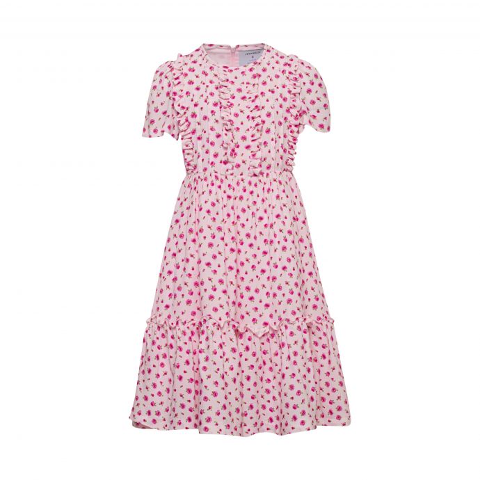 Crepe floral dress