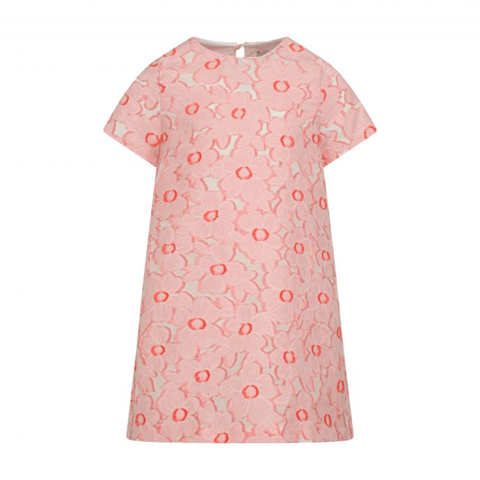 Floral fil coupè dress