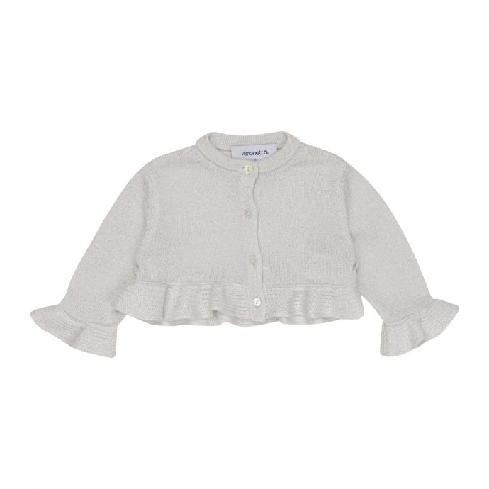 Wool and viscose blend cardigan