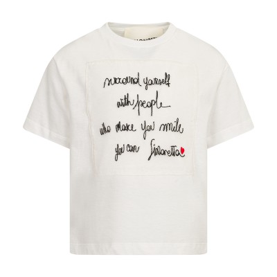 T-shirt with organza with