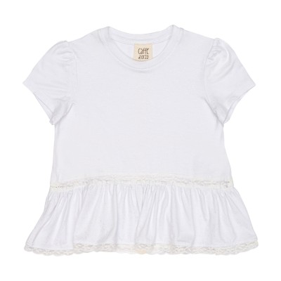 T-shirt con balza
