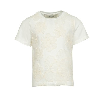 T-shirt pizzo ricamato 