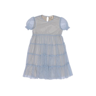 Abito in tulle a pois
