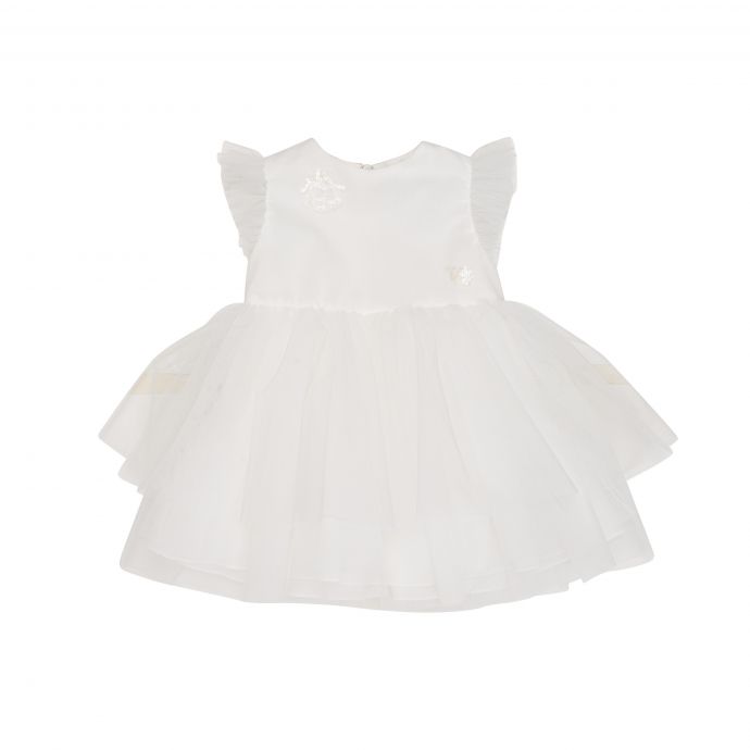 Tulle embroidered dress