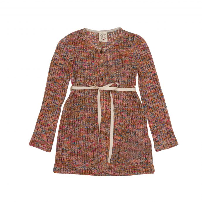 Knitted multicolor cardigan