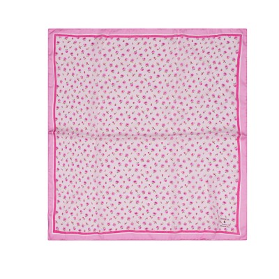 Floral silk scarf 