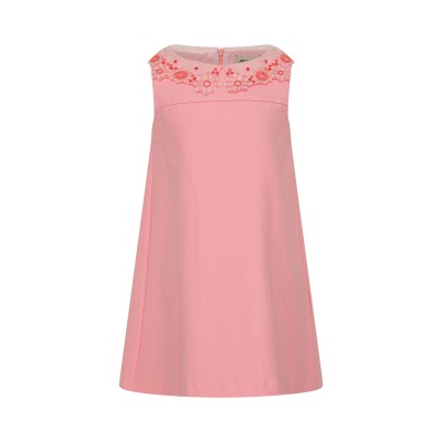Textured cotton dress
