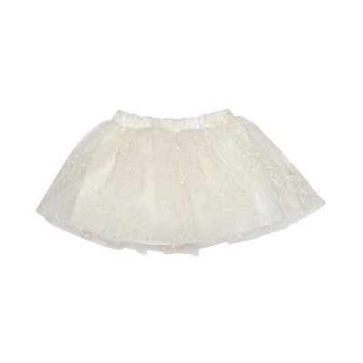 Lace skirt embroidered