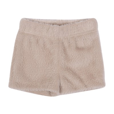 Eco-fur shorts